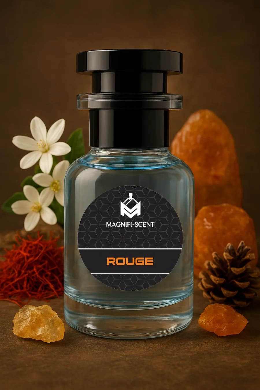 Magnifiscent Rouge men's luxury inspired perfume impression bottle